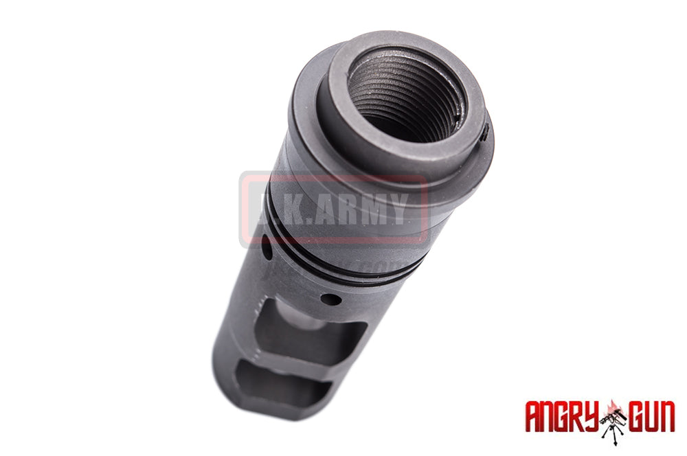 Angry Gun Socom556 Mini Mock Dummy Barrel Extension with Flash Hider ( 14CCW ) Short ( DE )