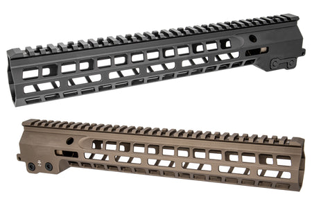 Angry Gun MK14 Style M-LOK Handguard Rail 13 inch for AEG / GBB / MWS ( Black / DDC )-DDC ( Desert Dirt Color )
