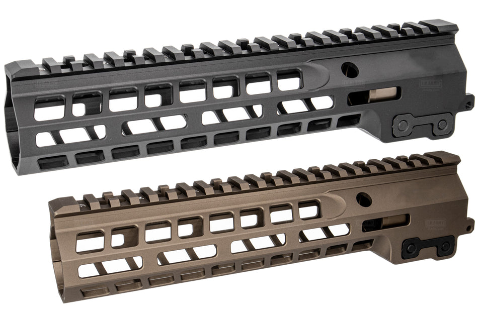 Angry Gun MK14 Style M-LOK Handguard Rail 9.5inch for AEG / GBB / MWS ( Black / DDC )-DDC ( Desert Dirt Color )
