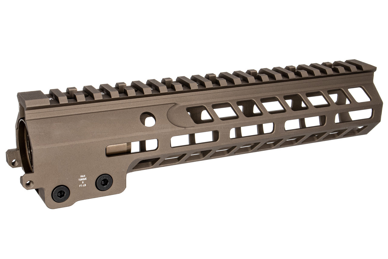 Angry Gun MK14 Style M-LOK Handguard Rail 9.5inch for AEG / GBB / MWS ( Black / DDC )-DDC ( Desert Dirt Color )