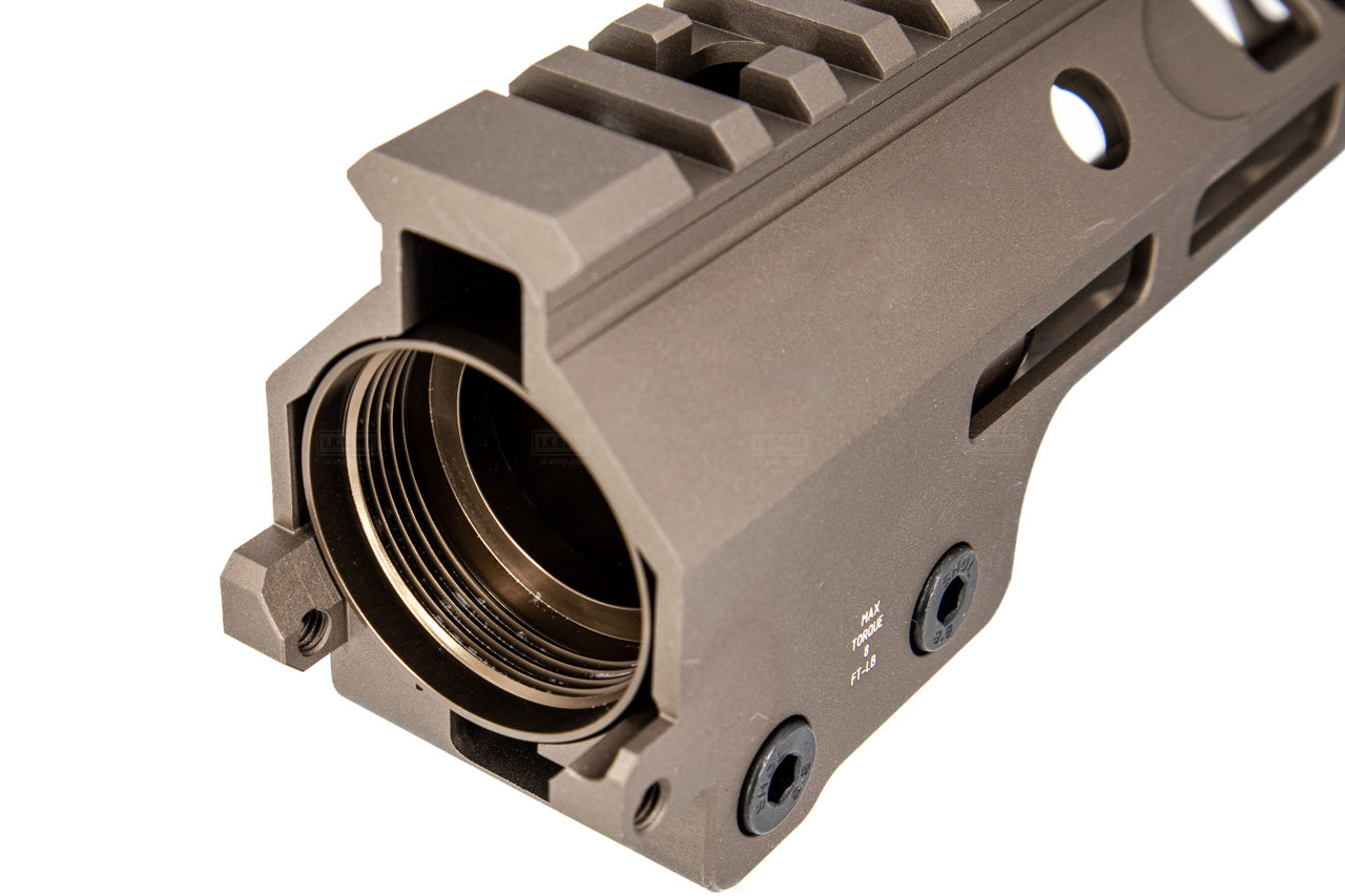 Angry Gun MK14 Style M-LOK Handguard Rail 13 inch for AEG / GBB / MWS ( Black / DDC )-DDC ( Desert Dirt Color )