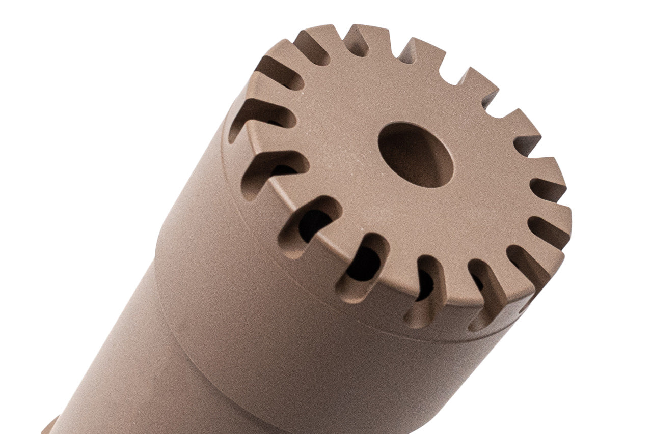 Angry Gun MP9 COMPACT Barrel Extension / Dummy Suppressor For KSC / KWA MP9 / TP9 GBB Series -FDE