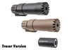 Angry Gun MP9 COMPACT Tracer Barrel Extension / Airsoft Suppressor For KSC / KWA MP9 / TP9 GBB Series ( With AG Tracer System Tracer Unit )-FDE
