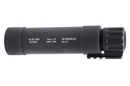Angry Gun MP9 / TP9 Power Up Dummy Suppressor - 2021 Version ( Black )