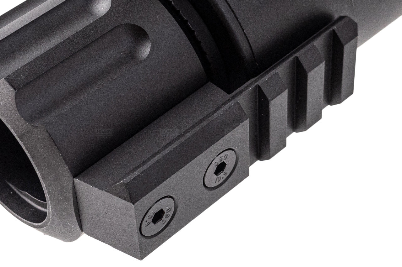 Angry Gun MP9 2024 Version Tracer Barrel Extension / Airsoft Suppressor For KSC / KWA MP9 / TP9 GBB Series ( With AG Tracer System Tracer Unit )-FDE