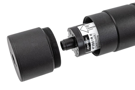 Angry Gun MP9 MINI Tracer Barrel Extension / Airsoft Suppressor For KSC / KWA MP9 / TP9 GBB Series ( with Acetech AT2000R Tracer Unit )