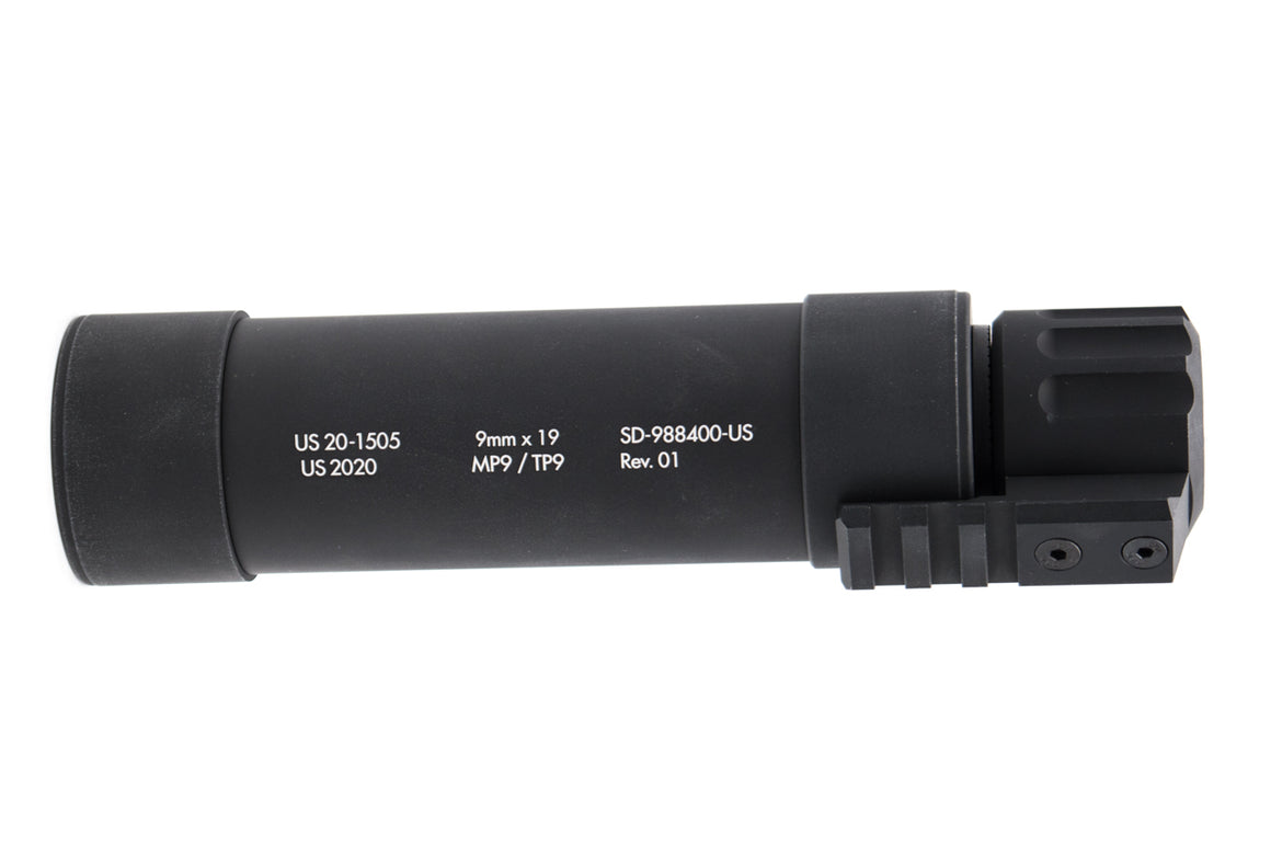 Angry Gun MP9 / TP9 Power Up Dummy Suppressor - 2021 Version ( Black )