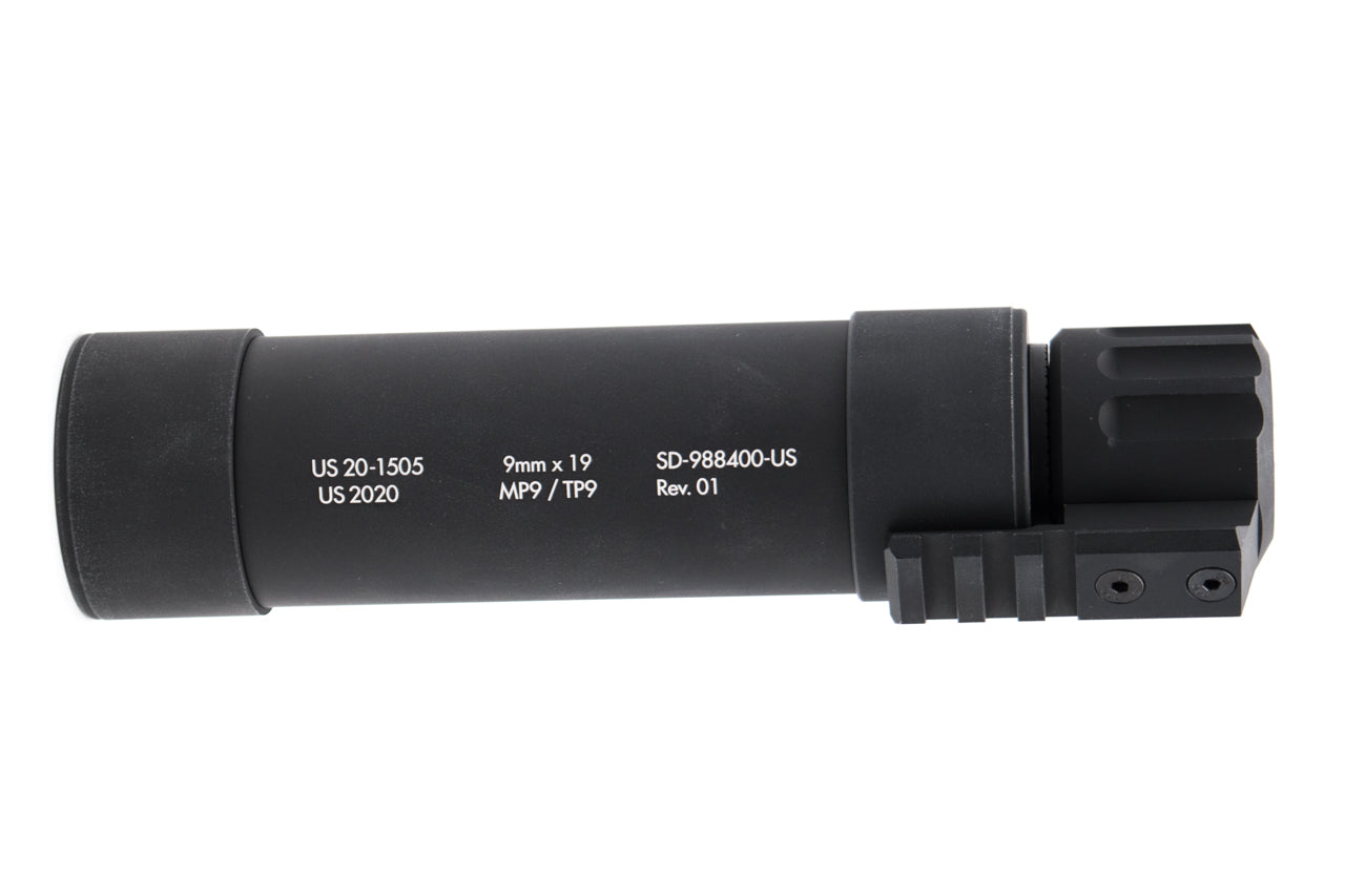Angry Gun MP9 / TP9 Power Up Dummy Suppressor - 2021 Version ( Black )