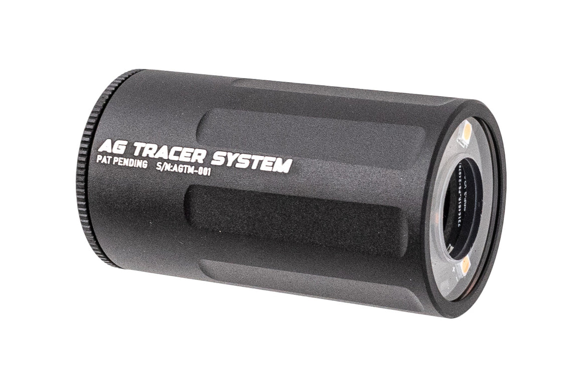 Angry Gun MP9 2024 Version Tracer Barrel Extension / Airsoft Suppressor For KSC / KWA MP9 / TP9 GBB Series ( With AG Tracer System Tracer Unit )-FDE