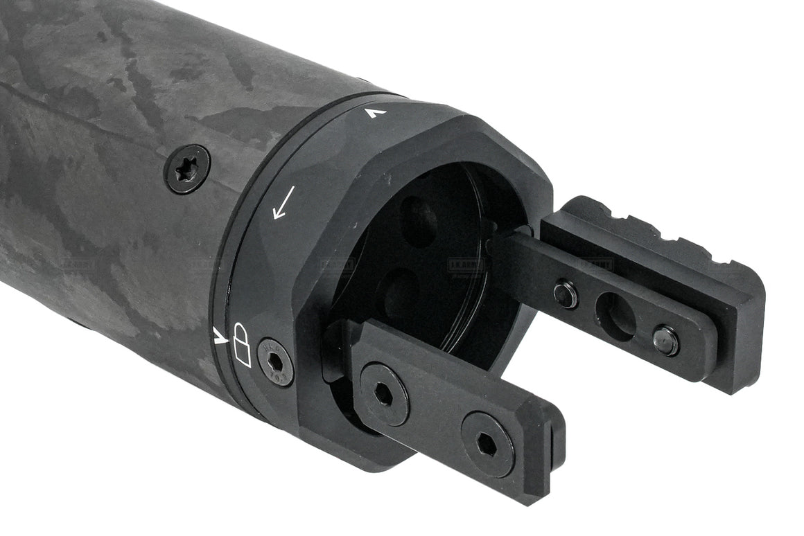 Angry Gun M-RAC 6.5" Carbon Fiber Front Shield Type B For AFPG MCX LT GBBR Series