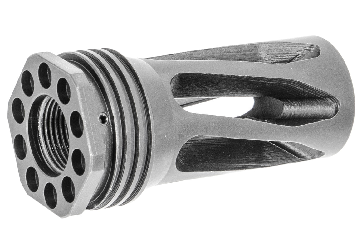 Angry Gun Tornado Flash Hider 14mm CCW Series ( MK16 URGI / HK417,M110A1 SDMR / AR15,M4,416 Version )-AR15 / M4 / 416 Version