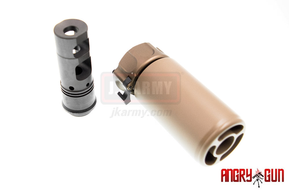 Angry Gun Warden Blast Dummy Type 1 Muzzle Brake ( 14CCW ) ( FDE )