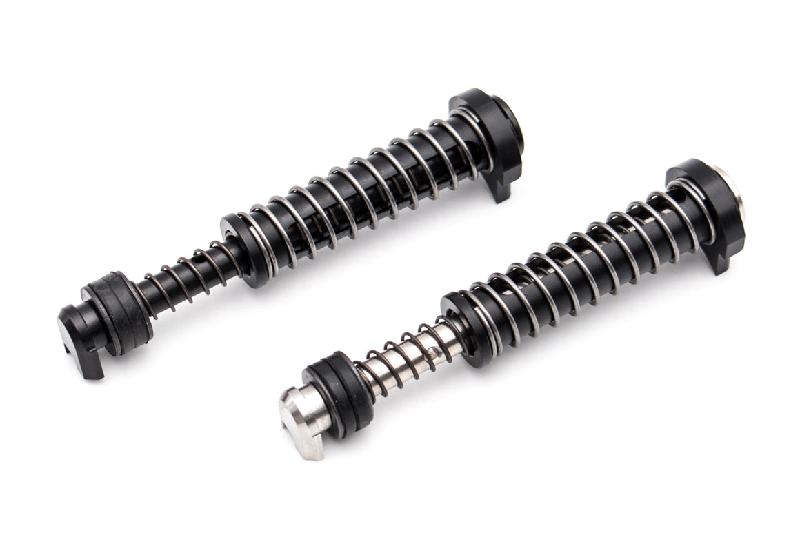 AIP 120% Steel Recoil Spring Rod Set For Marui TM G17 Gen4 ( Black )