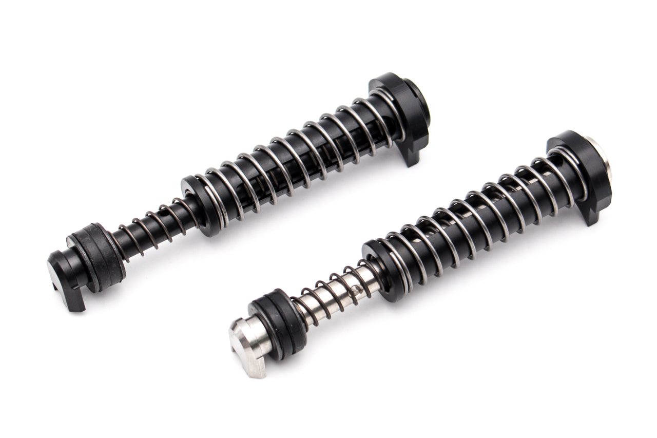 AIP 120% Steel Recoil Spring Rod Set For Marui TM G17 Gen4 ( Black )