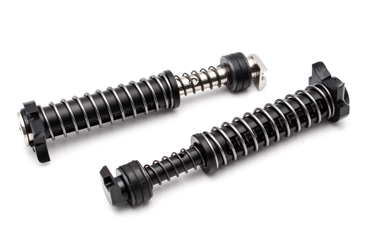 AIP 120% Steel Recoil Spring Rod Set For Marui TM G17 Gen4 ( Black )