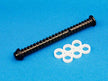 AIP Steel Recoil Spring Rod Set For TM G Model ( G17 / G18 ) ( Black )