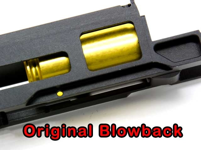 AIP Adjustable Blowback Housing for Marui TM 5.1 Hi-Capa / 4.3 Hi-Capa / 1911 GBBP ( Aluminum 7075 , Black )