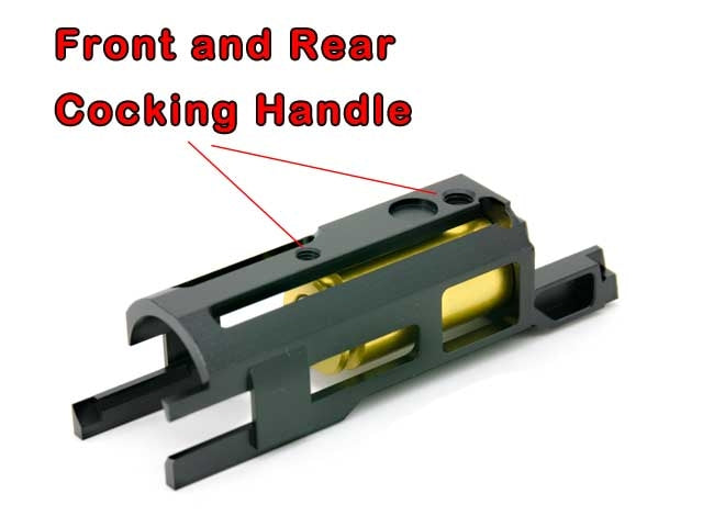 AIP Adjustable Blowback Housing for Marui TM 5.1 Hi-Capa / 4.3 Hi-Capa / 1911 GBBP ( Aluminum 7075 , Black )