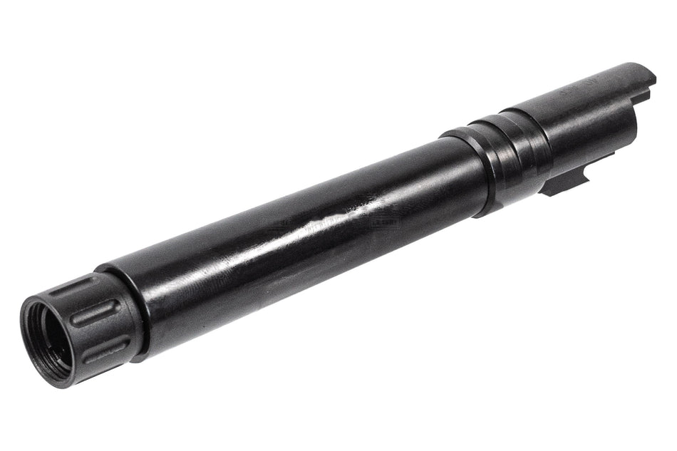 AIP CNC Steel 11mm CW Threaded 5.1" Outer Barrel For Marui TM Hi-Capa 5.1 GBBP Series
