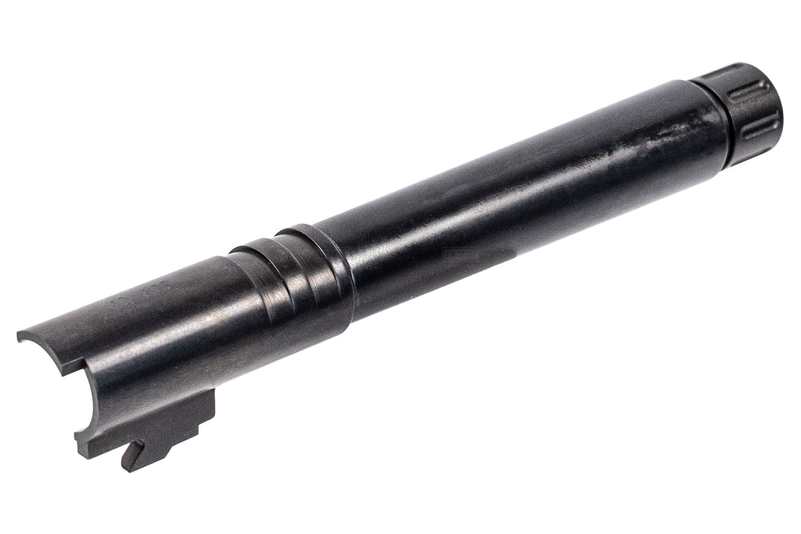 AIP CNC Steel 11mm CW Threaded 5.1" Outer Barrel For Marui TM Hi-Capa 5.1 GBBP Series