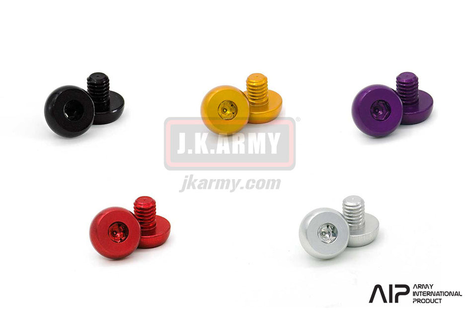 AIP 7075 Aluminum Grip Screws For TM 4.3/5.1 -Silver