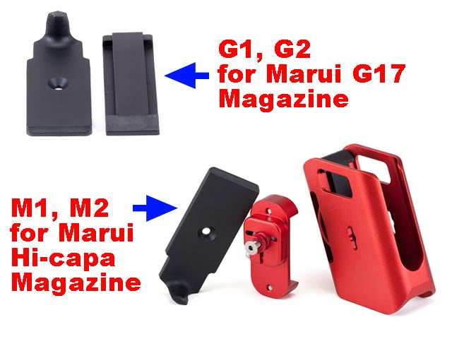 AIP Aluminum Magazine Pouch for Hi-Capa / G17 Magazine (Red)