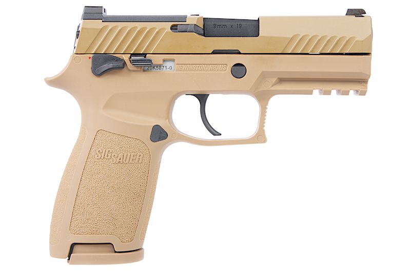SIG AIR P320 M18 6mm Gas Version GBB Pistol ( Tan ) ( Licensed by SIG Sauer ) ( by VFC )