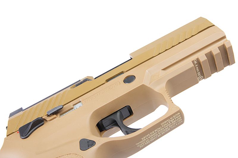 SIG AIR P320 M18 6mm Gas Version GBB Pistol ( Tan ) ( Licensed by SIG Sauer ) ( by VFC )
