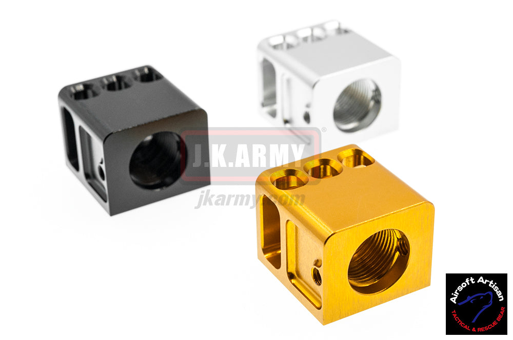 Airsoft Artisan Combat Comp -14mm ( CCW )-Gold