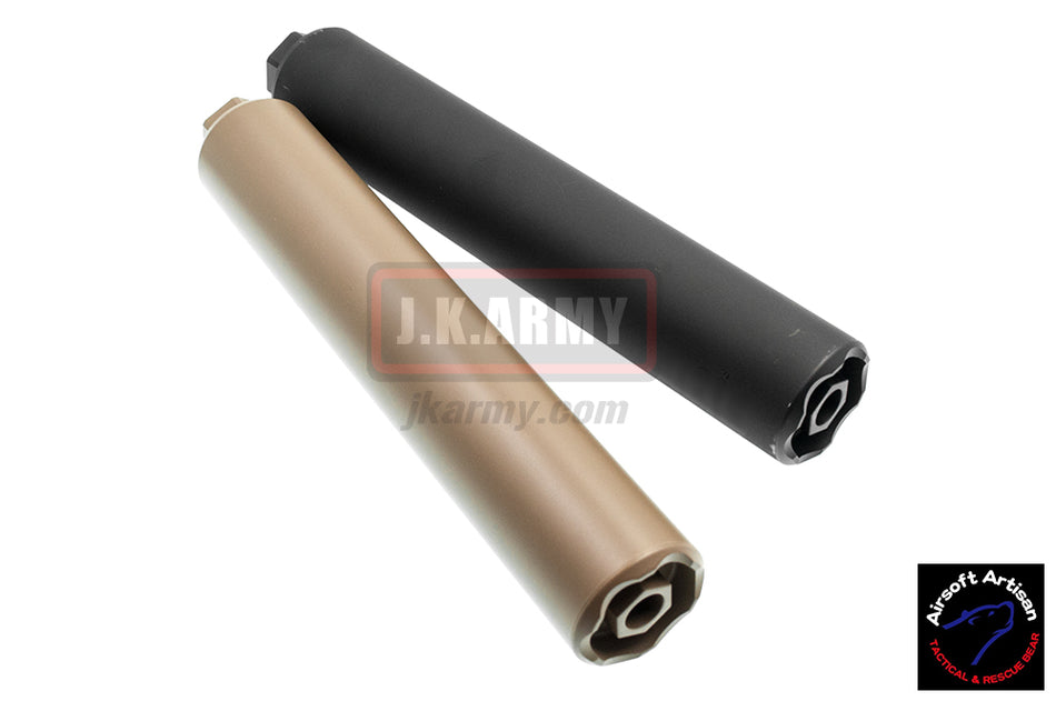 Airsoft Artisan SF / G Style 762 Dummy Suppressor / Barrel Extension Dummy 14mm CCW - 35mm x 220mm-Dark Earth ( DE )