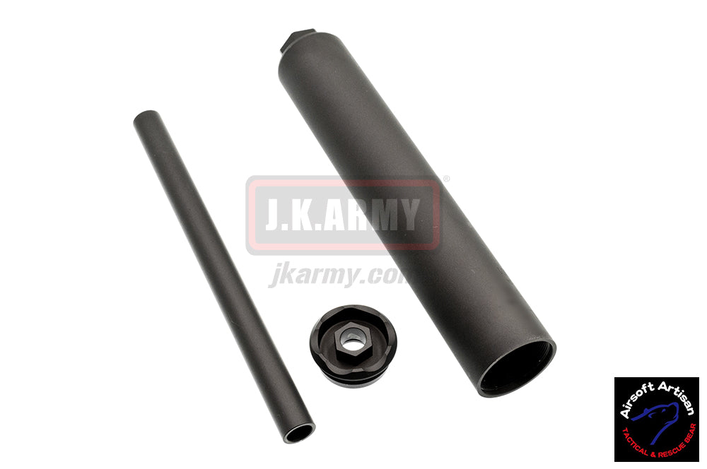 Airsoft Artisan SF / G Style 762 Dummy Suppressor / Barrel Extension Dummy 14mm CCW - 35mm x 220mm-Dark Earth ( DE )
