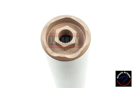 Airsoft Artisan SF / G Style 762 Dummy Suppressor / Barrel Extension Dummy 14mm CCW - 35mm x 220mm-Dark Earth ( DE )