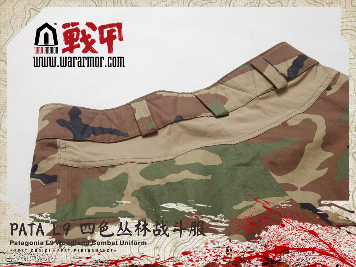 PATA L9 Combat Set Woodland M81 ( MARSOC Raiders Style )-XXL