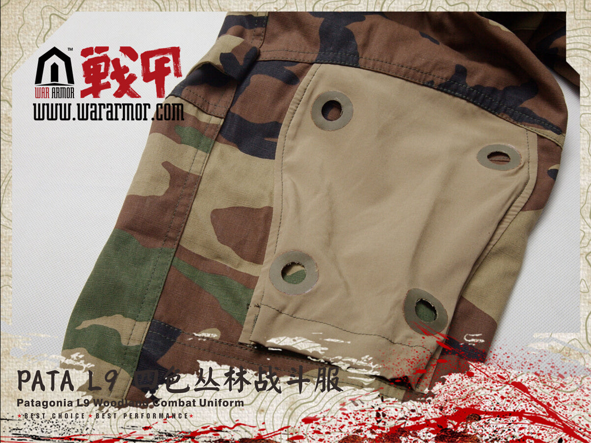 PATA L9 Combat Set Woodland M81 ( MARSOC Raiders Style )-XXL