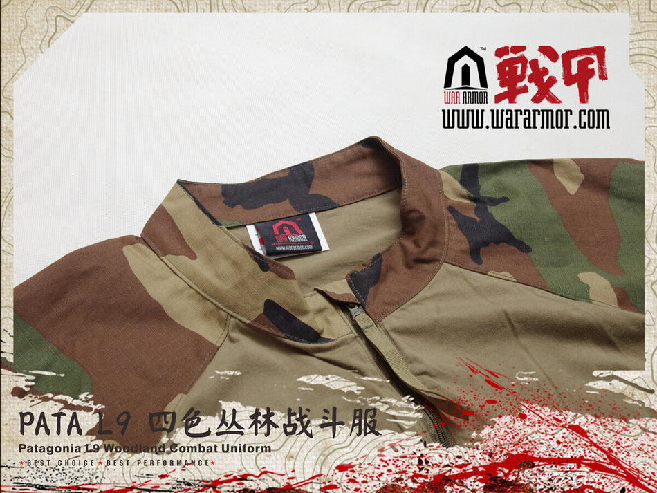 PATA L9 Combat Set Woodland M81 ( MARSOC Raiders Style )-XXL