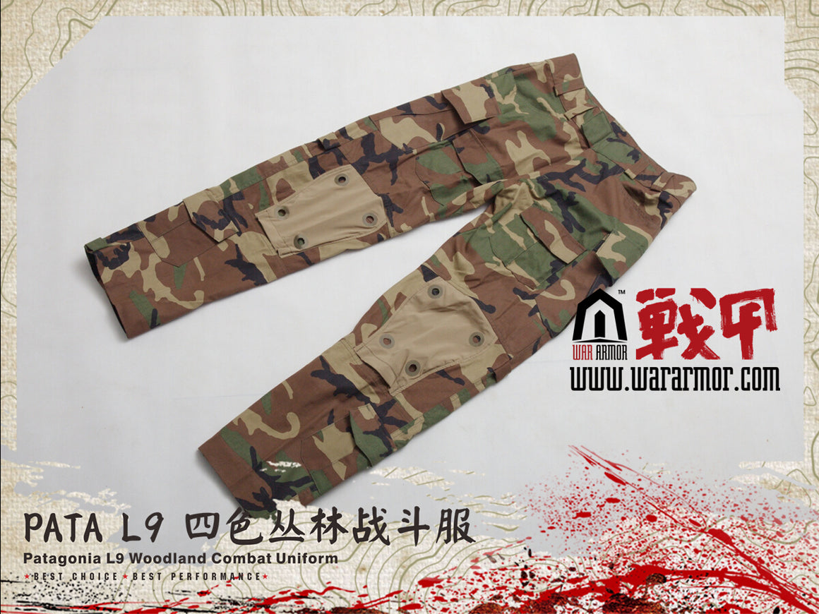 PATA L9 Combat Set Woodland M81 ( MARSOC Raiders Style )-XXL