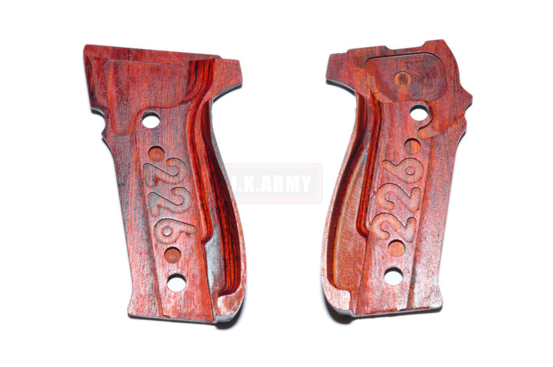 Altamont Wood Grip For WE / HK P226 ( Type 2 - Brown )