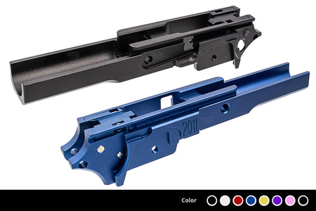 Airsoft Masterpiece AM 2011 3.9″ Aluminum Advance Frame for Marui TM Hi-Capa GBBP Series-2 Tone