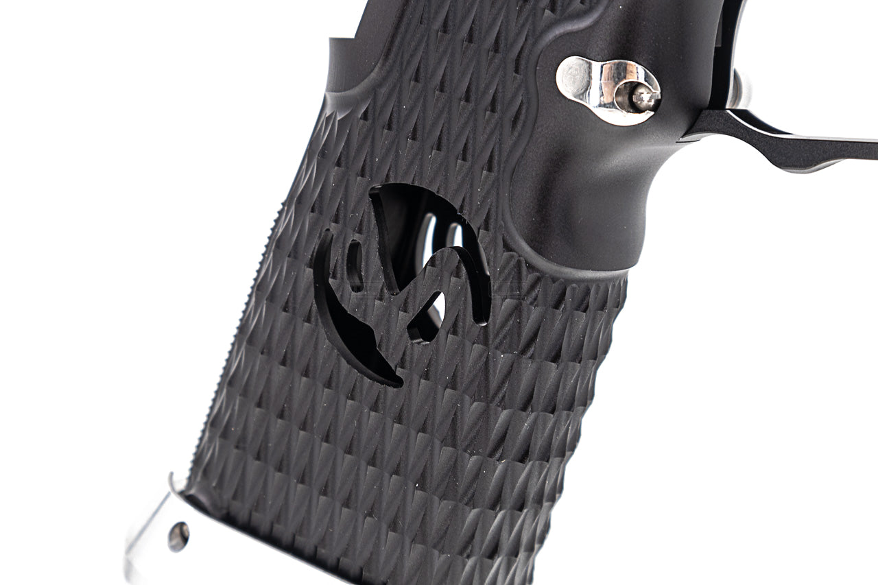 Airsoft Masterpiece AM Aluminum Grip Type 8 ( Infinity Diamond Hollow SV Style ) For Tokyo Marui TM Hi-Capa GBBP-Purple