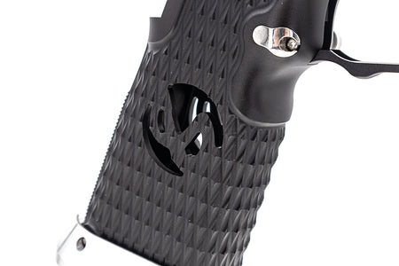 Airsoft Masterpiece AM Aluminum Grip Type 8 ( Infinity Diamond Hollow SV Style ) For Tokyo Marui TM Hi-Capa GBBP-Purple