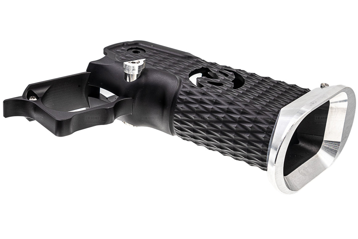 Airsoft Masterpiece AM Aluminum Grip Type 8 ( Infinity Diamond Hollow SV Style ) For Tokyo Marui TM Hi-Capa GBBP-Purple