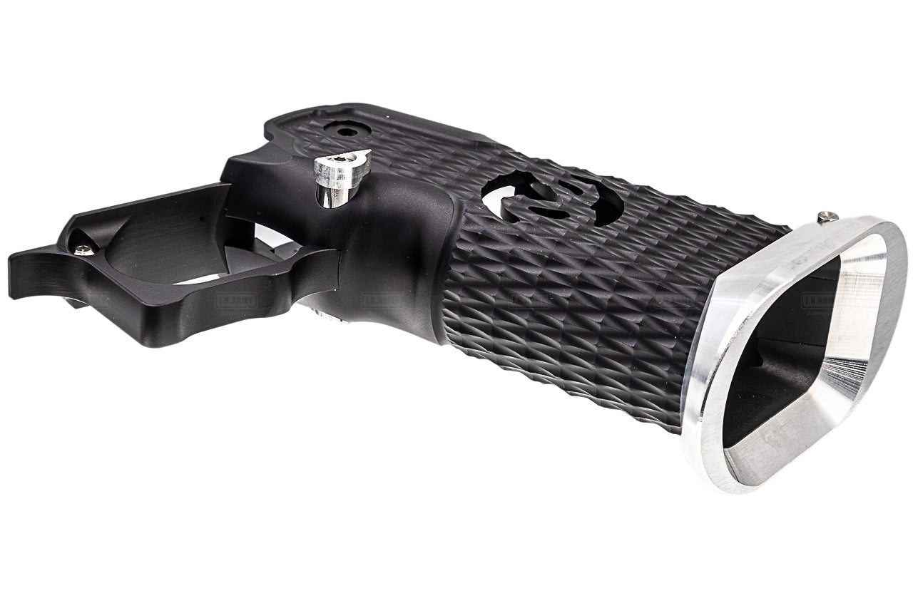 Airsoft Masterpiece AM Aluminum Grip Type 8 ( Infinity Diamond Hollow SV Style ) For Tokyo Marui TM Hi-Capa GBBP-Purple