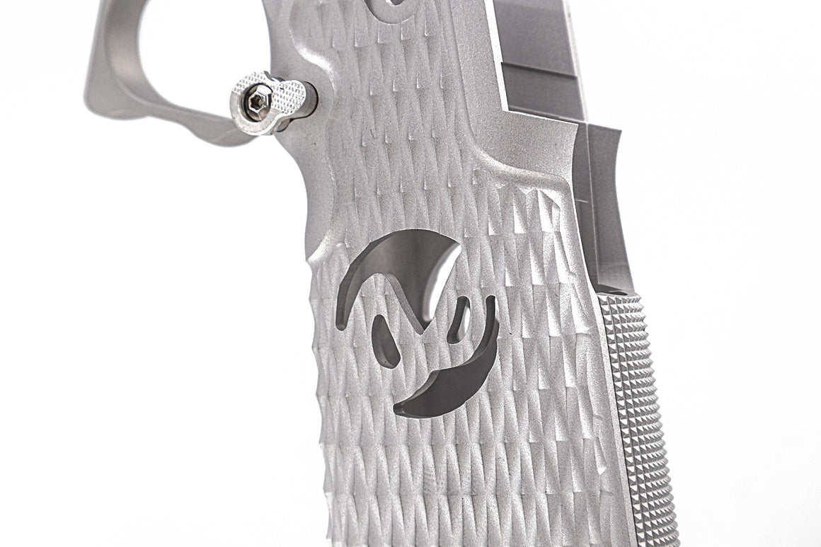 Airsoft Masterpiece AM Aluminum Grip Type 8 ( Infinity Diamond Hollow SV Style ) For Tokyo Marui TM Hi-Capa GBBP-Purple