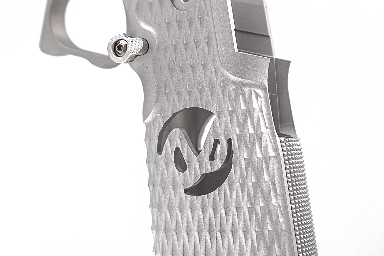 Airsoft Masterpiece AM Aluminum Grip Type 8 ( Infinity Diamond Hollow SV Style ) For Tokyo Marui TM Hi-Capa GBBP-Purple