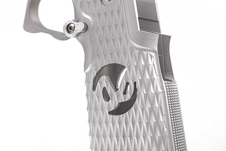 Airsoft Masterpiece AM Aluminum Grip Type 8 ( Infinity Diamond Hollow SV Style ) For Tokyo Marui TM Hi-Capa GBBP-Purple