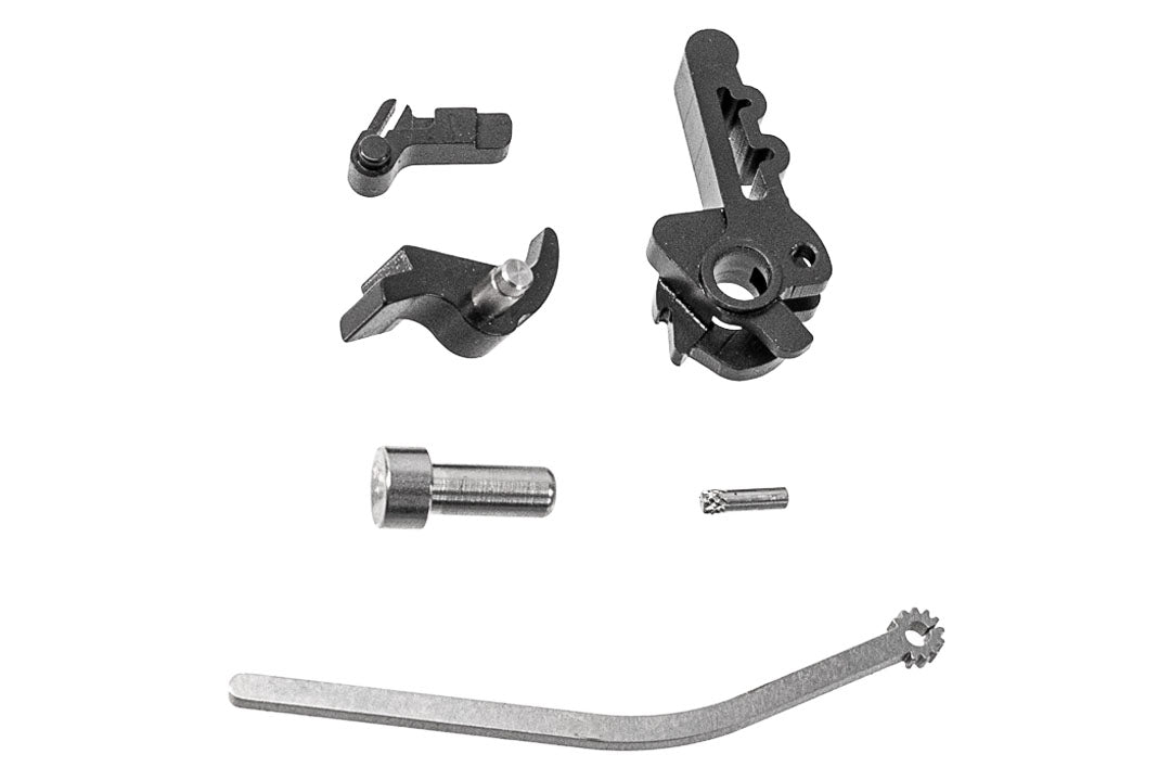 Airsoft Masterpiece AM Infinity QB Style Steel Hammer & Sear Set For Marui TM Hi-Capa GBBP Series -Silver