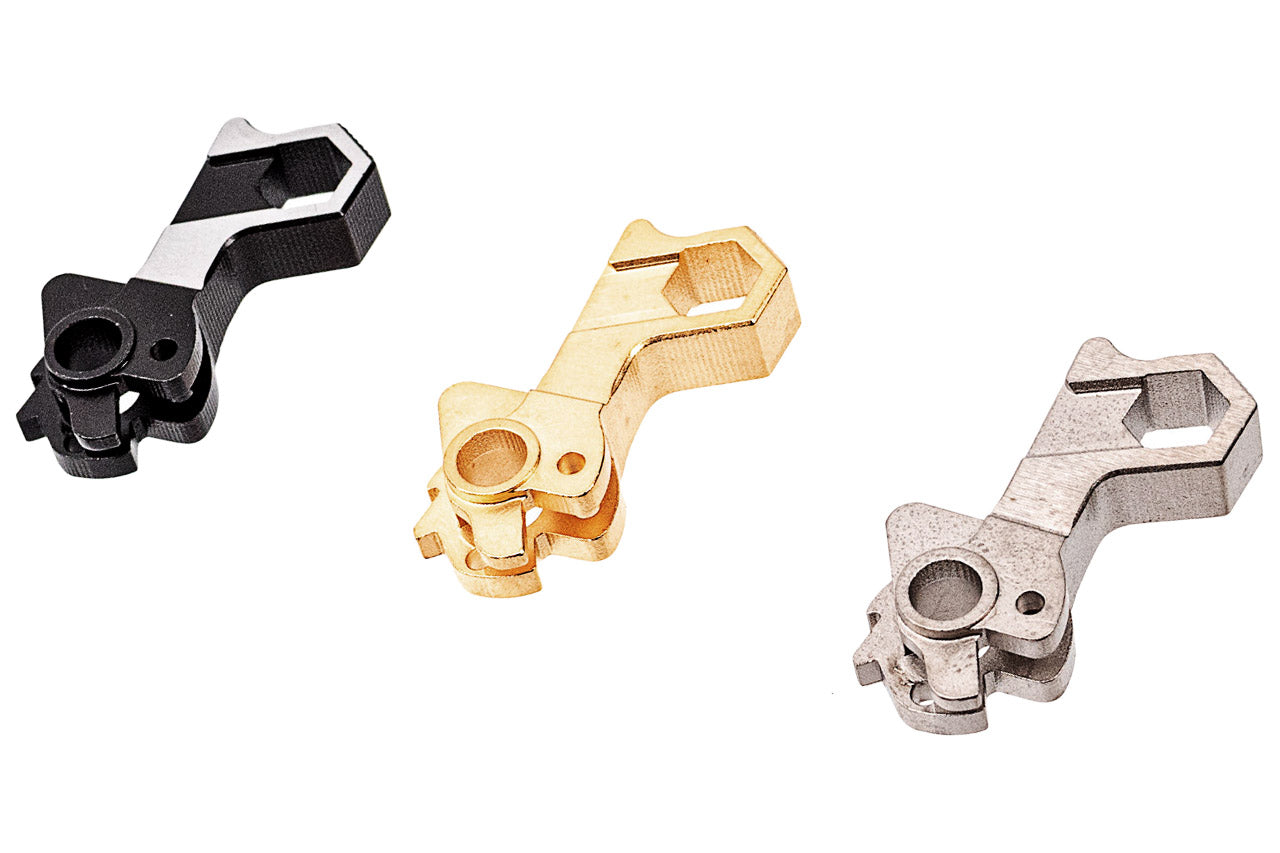 Airsoft Masterpiece AM CNC Steel Hammer & Sear Set ( Hex ) For Tokyo Marui TM Hi-Capa / 1911 GBBP-Gold