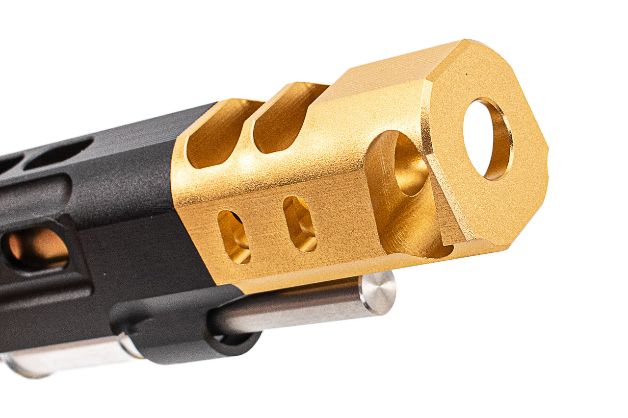 Airsoft Masterpiece AM 6" CNC Aluminum S Style DVC Steel Open Slide Kit For Tokyo Marui TM Hi-Capa GBBP Series