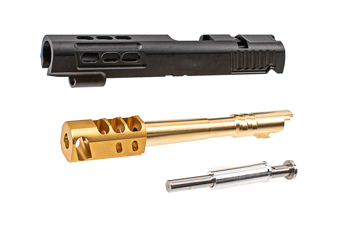 Airsoft Masterpiece AM 7" CNC Aluminum DVC Open Slide Kit For Tokyo Marui TM Hi-Capa GBBP Series