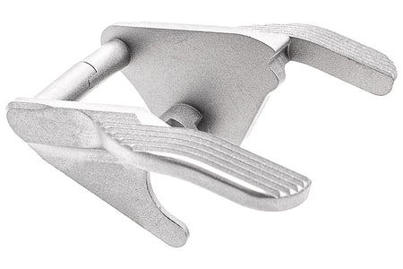 Airsoft Masterpiece AM Steel Thumb Safeties S Style For Tokyo Marui TM Hi-Capa / 1911/ MEU GBBP-Silver